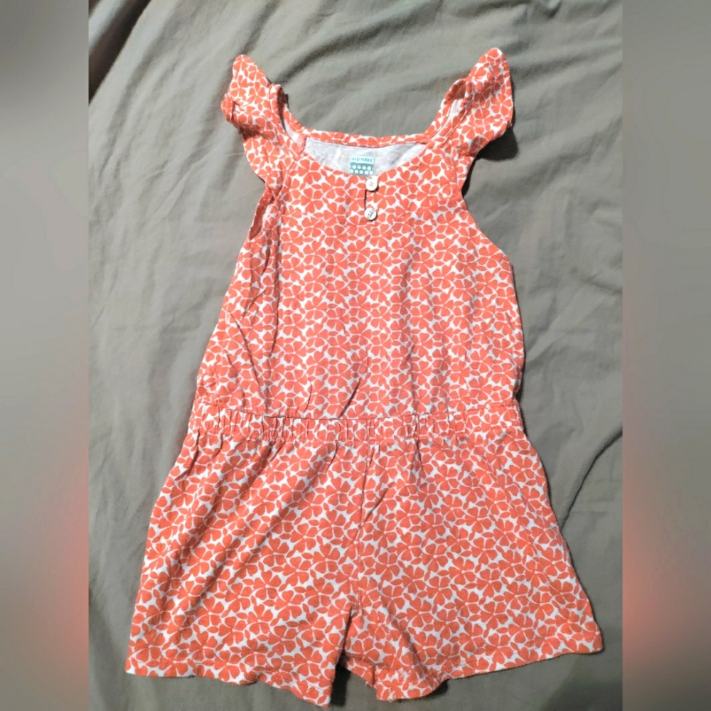 Toddler Girls 4T Floral Romper